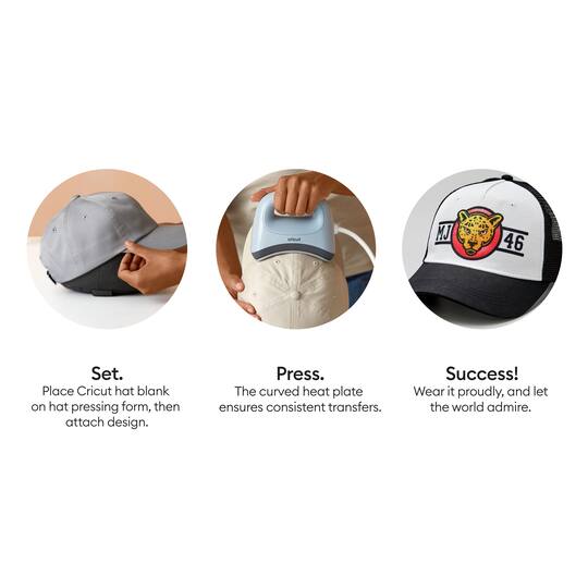 Cricut® Black/White Trucker Hat Blank